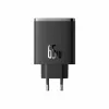 Szybka ładowarka Baseus Cube Pro 65W — 3 porty (2×USB-C, 1×USB-A), 110–240V, AC do użytku wewnętrznego, uniwersalna kompatybilność, czarna, 0,154 kg