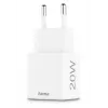 Hama 00201991 ładowarka do urządzeń mobilnych Zestaw słuchawkowy, Powerbank, Smartfon, Tablet Biały AC Szybkie ładowanie Do użytku wewnątrz pomieszczeń