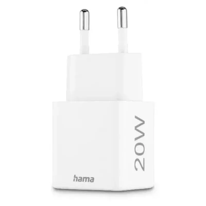 Hama 00201991 ładowarka do urządzeń mobilnych Zestaw słuchawkowy, Powerbank, Smartfon, Tablet Biały AC Szybkie ładowanie Do użytku wewnątrz pomieszczeń