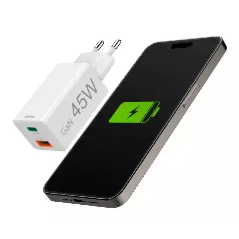 Hama 00201993 ładowarka do urządzeń mobilnych Telefon komórkowy, Laptop, Smartfon, Tablet Biały AC Szybkie ładowanie Wewnętrzna