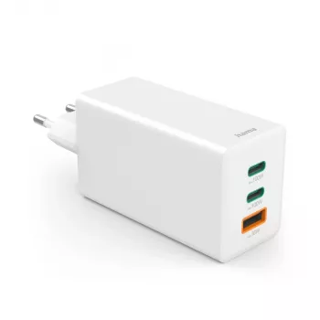 Hama 00201997 ładowarka do urządzeń mobilnych Laptop, Smartfon, Tablet Biały AC Szybkie ładowanie Do użytku wewnętrznego