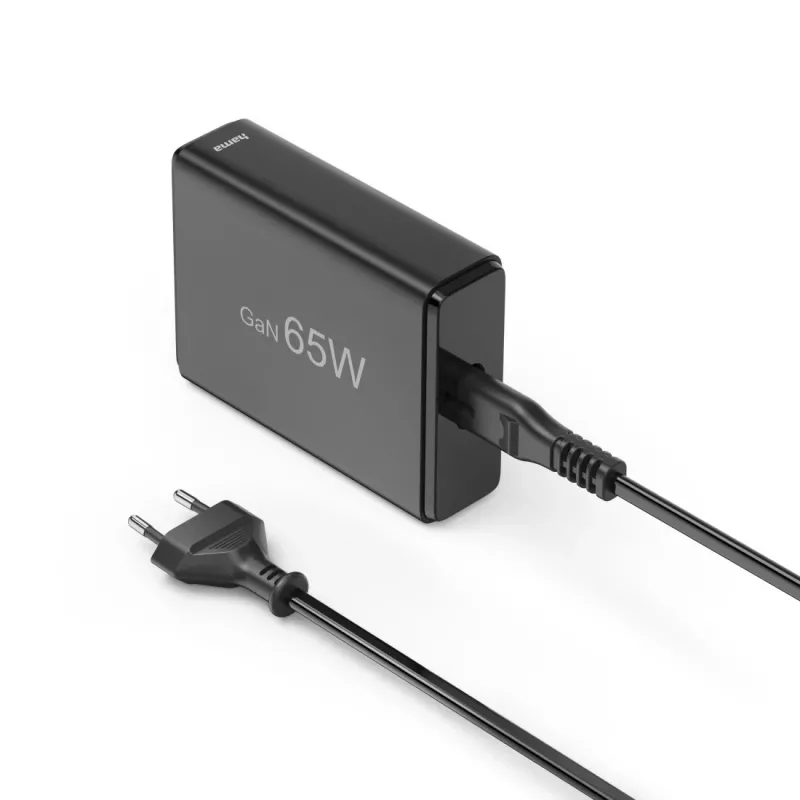 Hama 00201979 ładowarka do urządzeń mobilnych Laptop, Powerbank, Smartfon, Tablet Czarny AC Szybkie ładowanie Wewnętrzna