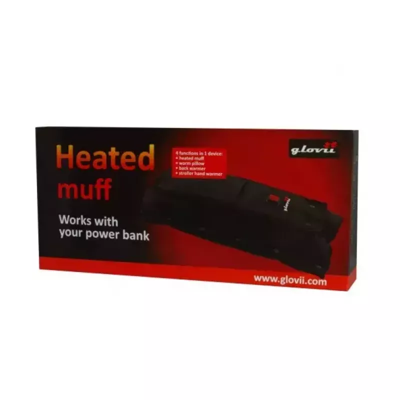 Ochraniacz pleców Glovii GF41 Heated Muff 4in1 Unisex Czarny Szary