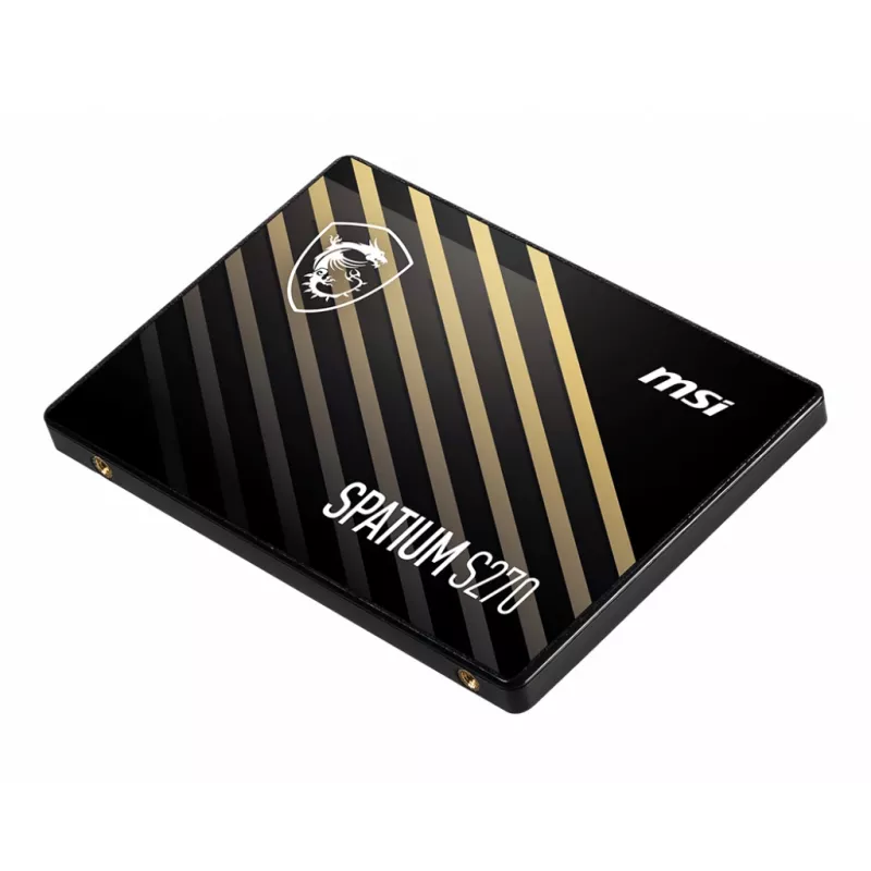 Dysk SSD SATA III 2,5 cala MSI SPATIUM S270 240 GB — 3D NAND, 6 Gbit/s, 400 MB/s