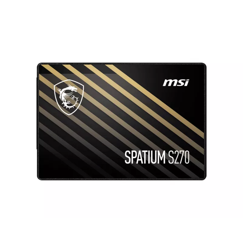 2.5 cala SSD SATA III MSI SPATIUM S270 960 GB — odczyt 500 MB/s, zapis 450 MB/s, 3D NAND