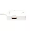 Adapter kabla wideo LogiLink CV0045A 0,15 m Biały