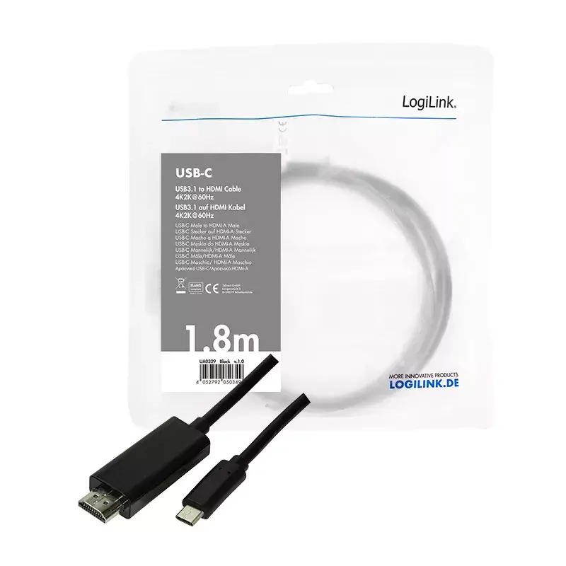 Adapter graficzny USB LogiLink UA0329 Czarny