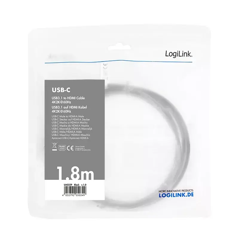 Adapter graficzny USB LogiLink UA0329 Czarny