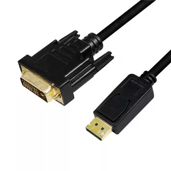 Adapterski kabel wideo LogiLink CV0130 1m DisplayPort DVI Czarny