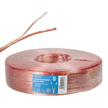 Kabel audio LogiLink CA1078 100m przezroczysty