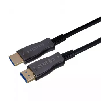 Światłowodowy kabel HDMI claroc FEN-HDMI-20-40M, aktywny kabel optyczny (AOC) HDMI 2.0, 4K, 40 m