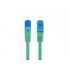 Kabel sieciowy LANBERG PCF6A-10CC-2000-G Cat6a S/FTP 20 m LSZH, RJ-45, zielony