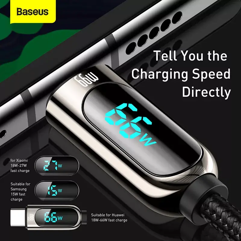 Kabel USB Baseus CASX020001 1m USB A USB C Czarny