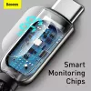 Kabel USB Baseus CASX020001 1m USB A USB C Czarny