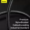 Kabel USB Baseus CASX020001 1m USB A USB C Czarny