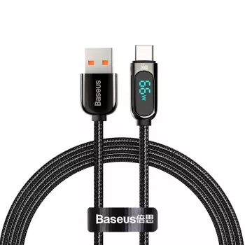 Kabel USB Baseus CASX020001 1m USB A USB C Czarny