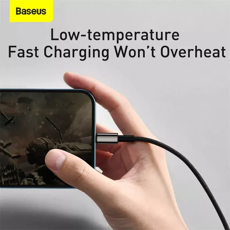 3-w-1 kabel USB Baseus Tungsten Gold CAMLTWJ-01