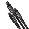 3-w-1 kabel USB Baseus Tungsten Gold CAMLTWJ-01