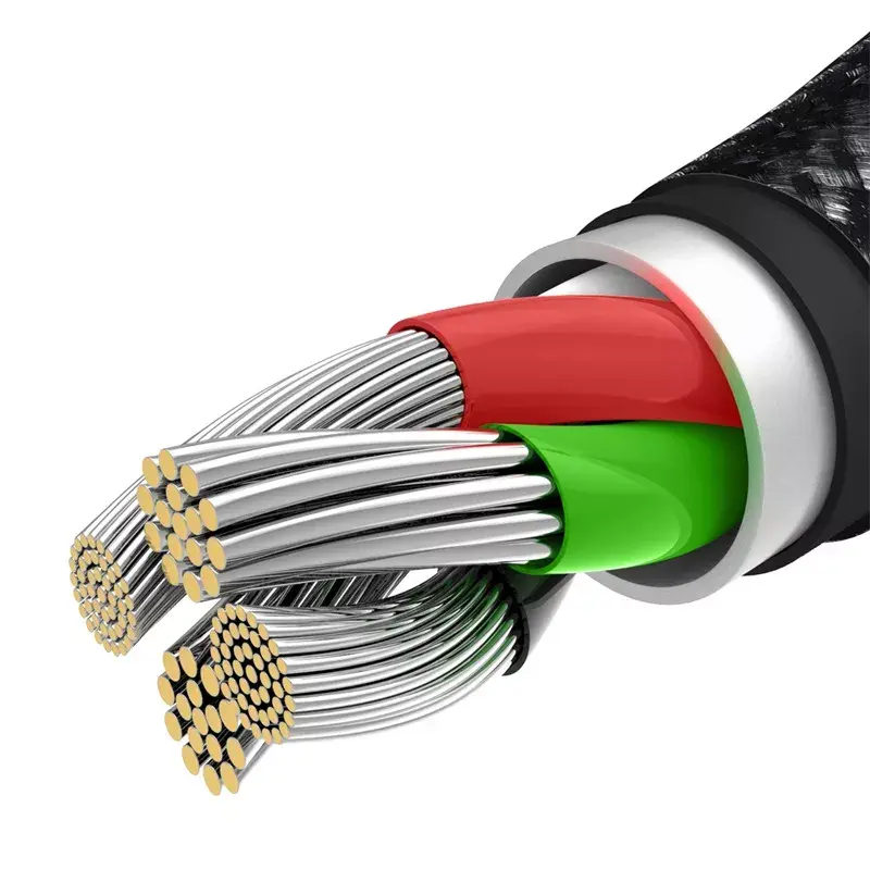 3-w-1 kabel USB Baseus Tungsten Gold CAMLTWJ-01
