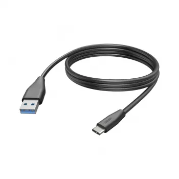 Kabel USB Hama 00201597 USB 2.0 3 m USB C USB A Czarny