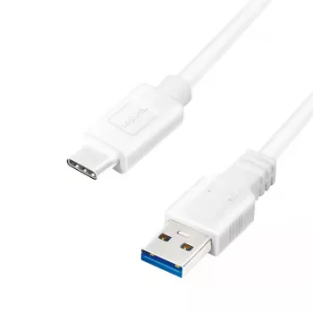 Kabel USB LogiLink CU0177 USB 3.2 Gen 2 3m USB A USB C Biały