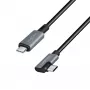 Kabel USB LogiLink CU0183 2m USB C Czarny Srebrny USB 2.0