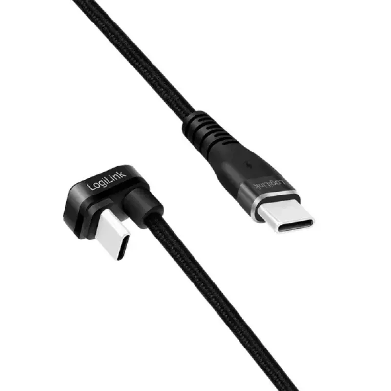 LogiLink CU0191 kabel USB 2.0 2 m USB-C czarny