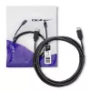 Kabel USB Qoltec 52352 2.5m USB 3.2 Gen 1 USB C Czarny