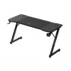 Ergonomiczne biurko gamingowe huzaro Hero 3.3 Czarny — prosty prostokątny blat 1400x600 mm, wysokość 740 mm, blat 15 mm