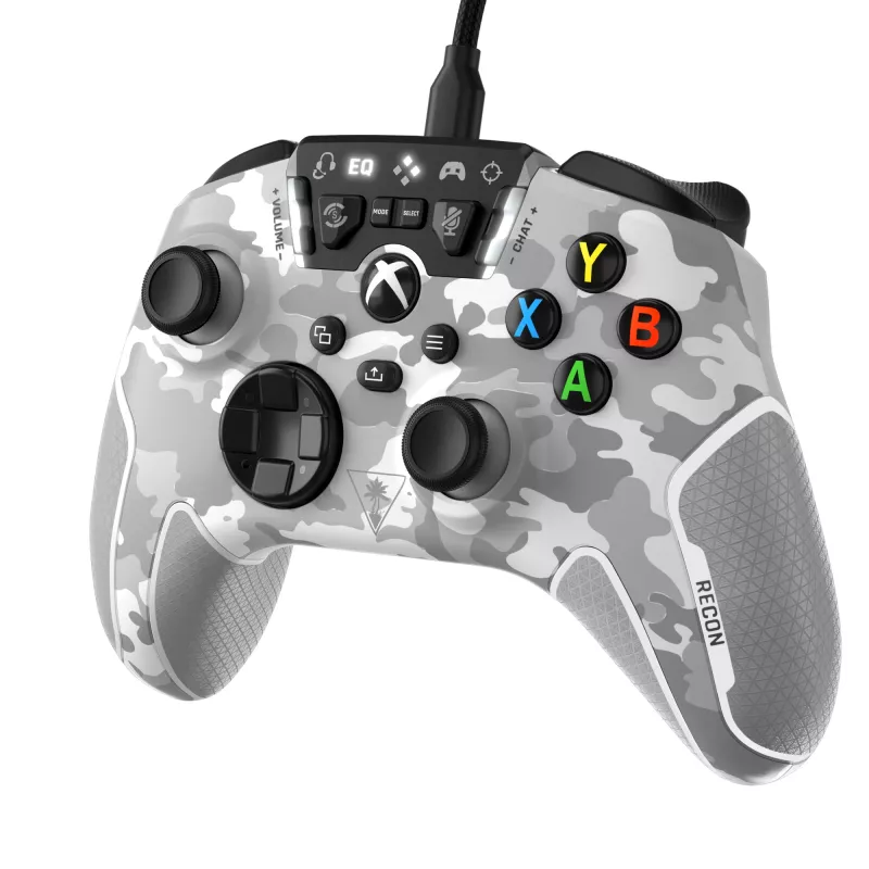 Turtle Beach Recon Szary, Biały Gamepad USB Analogowy / Cyfrowy PC, Xbox, Xbox One, Xbox Series S, Xbox Series X