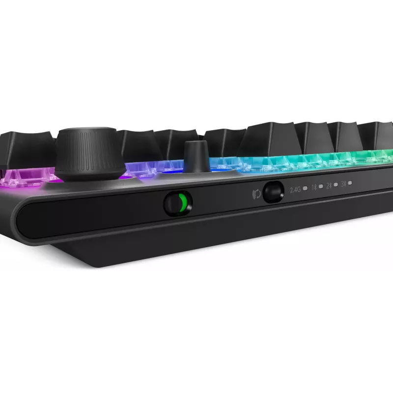 Klawiatura gamingowa Alienware Tri-Mode AW920K USB + RF Wireless + Bluetooth Szary
