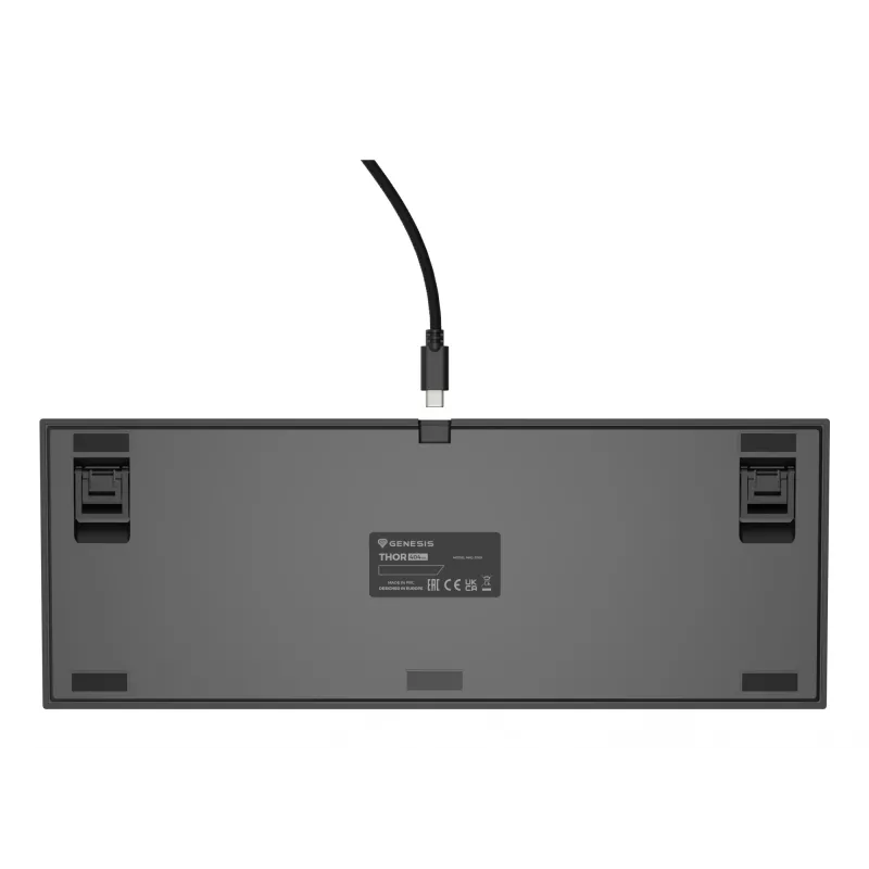 Klawiatura GENESIS Thor 404 TKL do gier USB QWERTY US International Czarna