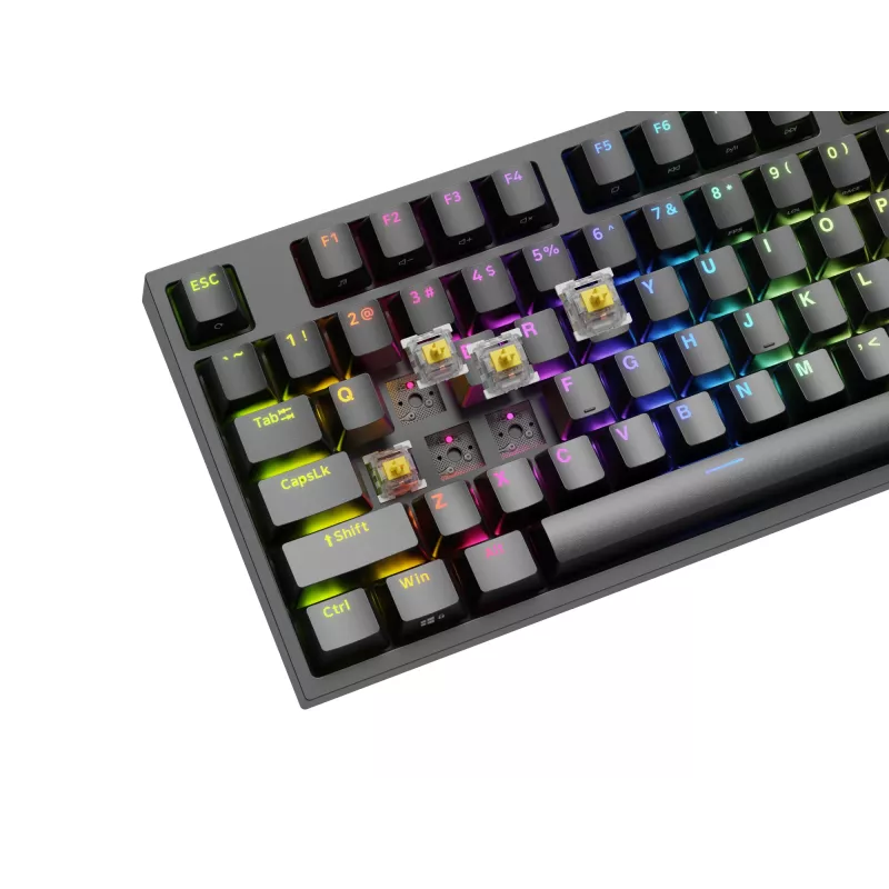 Klawiatura GENESIS Thor 404 TKL do gier USB QWERTY US International Czarna