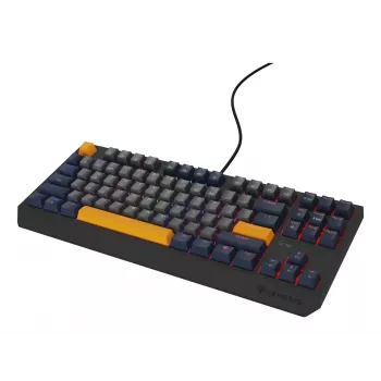 Klawiatura gamingowa GENESIS Thor 230 TKL USB QWERTY angielska niebieska