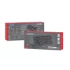 Mechaniczna klawiatura gamingowa bez bloku numerycznego GENESIS Thor 230 TKL — USB, RF Wireless, Bluetooth, 87-klawiszowa QWERTY, Szary