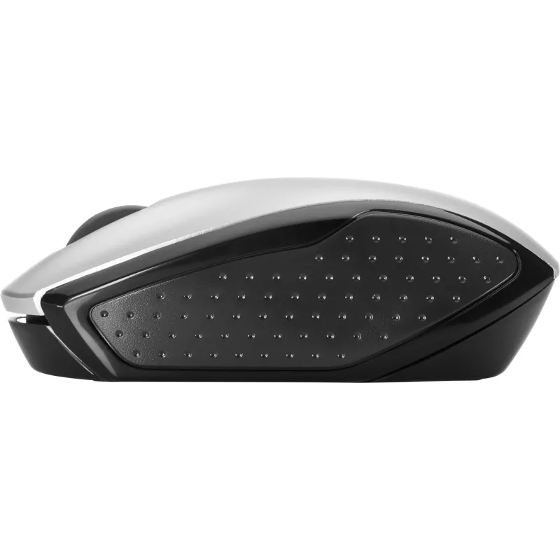 HP Wireless mysz 200 (Pike srebrny), symetryczna, optyczna, RF Wireless, 1000 DPI, srebrna