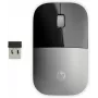 HP Z3700 srebrny Wireless mysz, Symetryczna, Optyczna, Bezprzewodowa RF, 1200 DPI, Srebrna