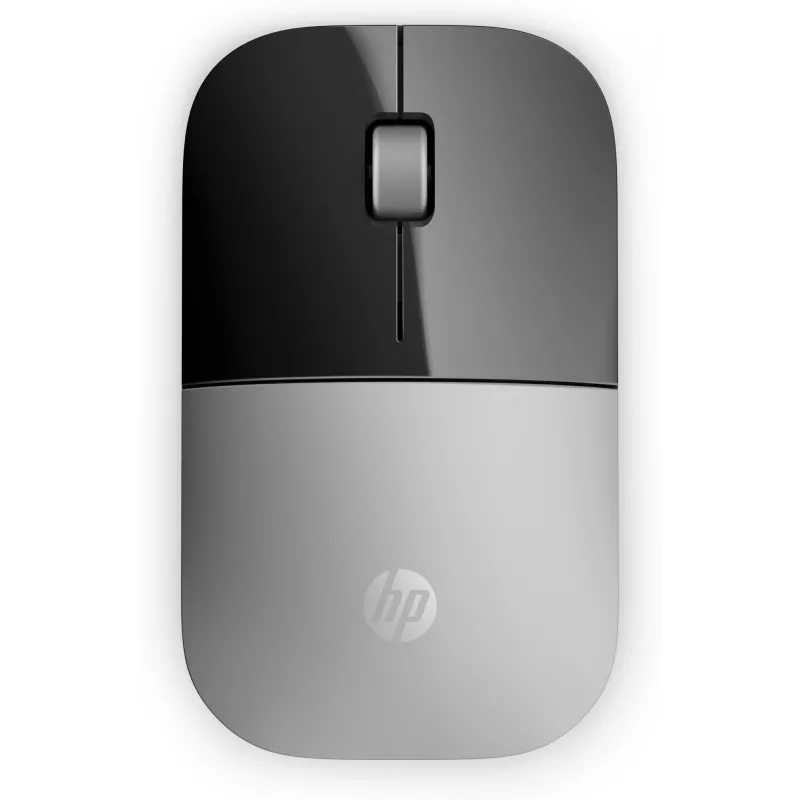 HP Z3700 srebrny Wireless mysz, Symetryczna, Optyczna, Bezprzewodowa RF, 1200 DPI, Srebrna