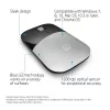 HP Z3700 srebrny Wireless mysz, Symetryczna, Optyczna, Bezprzewodowa RF, 1200 DPI, Srebrna