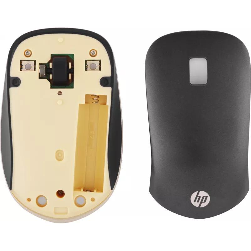 HP 410 cienki srebrny mysz Bluetooth, symetryczna, Bluetooth, 2000 DPI, srebrny