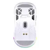 Bezprzewodowa mysz gamingowa ENDORFY LIV Onyx biały — Bluetooth/2,4 GHz, 12000 DPI, symetryczna, podświetlenie aRGB, 6 przycisków, kabel USB-A/USB-C