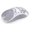 Bezprzewodowa mysz gamingowa ENDORFY LIV Onyx biały — Bluetooth/2,4 GHz, 12000 DPI, symetryczna, podświetlenie aRGB, 6 przycisków, kabel USB-A/USB-C