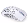 Bezprzewodowa mysz gamingowa ENDORFY LIV Onyx biały — Bluetooth/2,4 GHz, 12000 DPI, symetryczna, podświetlenie aRGB, 6 przycisków, kabel USB-A/USB-C