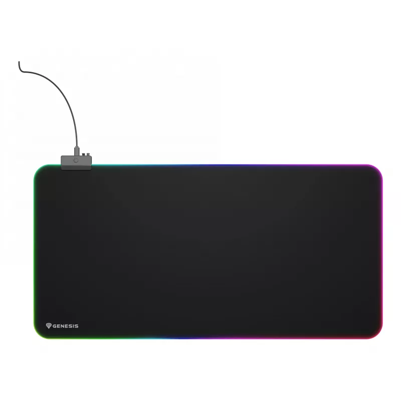 Genesis Boron 500 XXL RGB podkładka pod mysz gamingowa Czarna