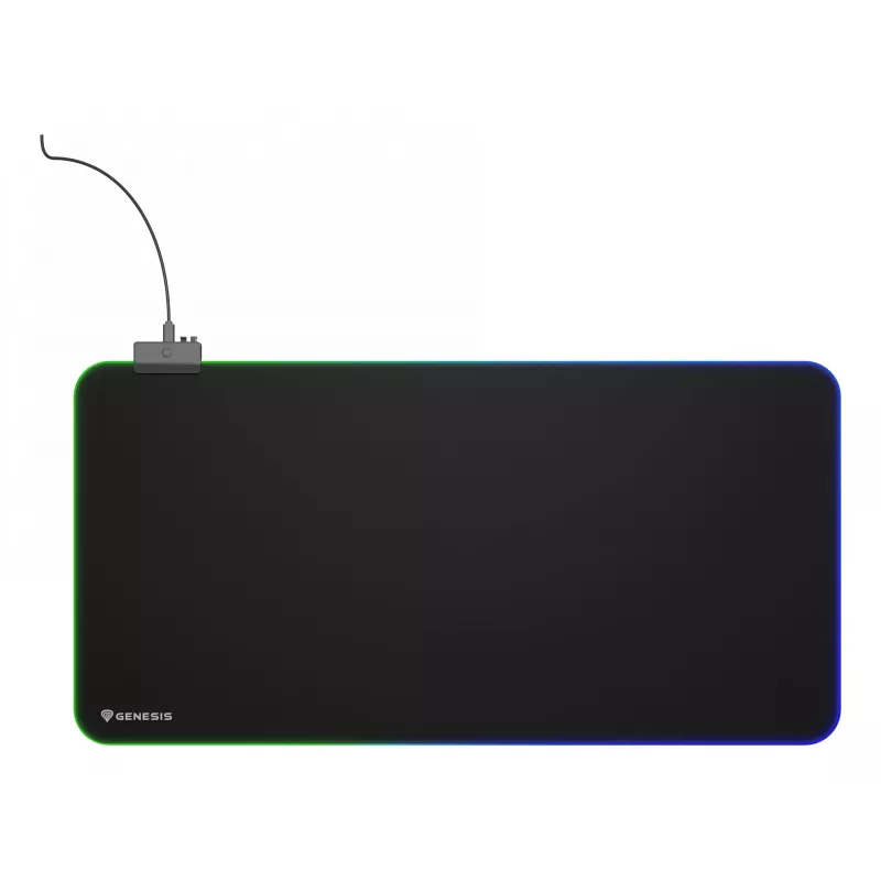 Genesis Boron 500 XXL RGB podkładka pod mysz gamingowa Czarna