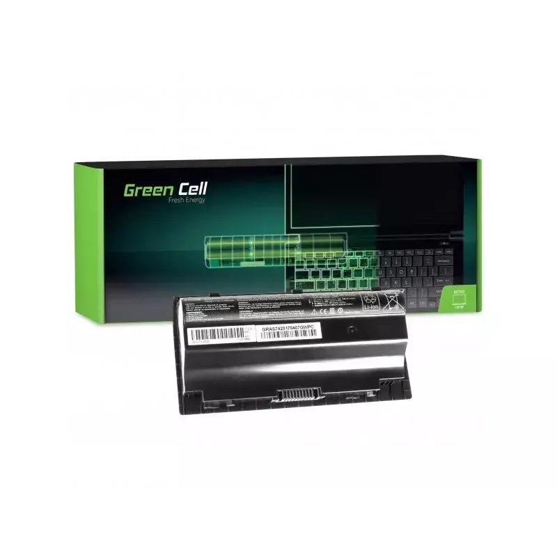 Bateria zielony Cell AS74 do ASUS G75 G75V G75VW G75VX