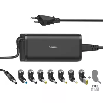 Hama 00200003 ładowarka do urządzeń mobilnych Laptop Czarny AC Wewnętrzna