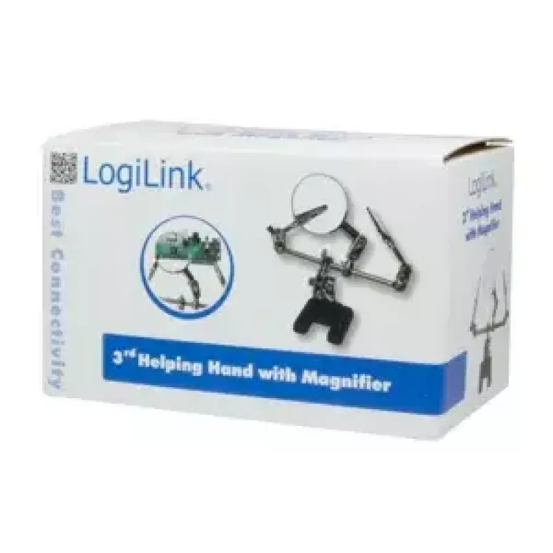 Lupa LogiLink WZ0034 czarna stal nierdzewna