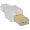 Wtyk modułowy RJ45 Intellinet, złącze beznarzędziowe, kat. 5/5e/6, kable UTP, linka i drut 22-26 AWG