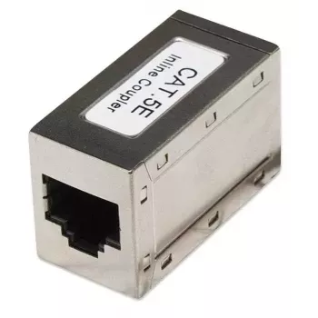 Intellinet Inline Coupler, Cat5e, FTP, modularny, 8P8C żeński na 8P8C żeński, srebrny